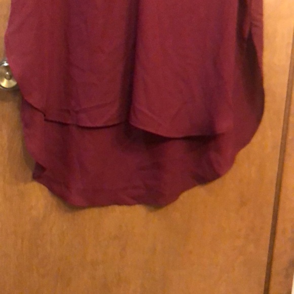 Sheer tunic length high low blouse - Picture 3 of 4